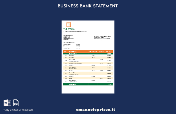 stile verificato Dichiarazione dell'organizzazione Slovacchia VUB Modello di mod